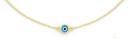 9ct-Gold-45cm-Triple-Evil-Eye-Trace-Necklet Sale