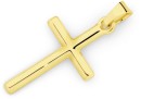 9ct-Gold-21mm-Plain-Cross-Pendant Sale