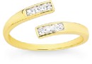 9ct-Gold-Cubic-Zirconia-Wrap-Toe-Ring Sale