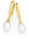 9ct-Gold-Cultured-Freshwater-Pearl-Huggie-Earrings Sale