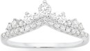 Sterling-Silver-Cubic-Zirconia-Tiara-Ring Sale