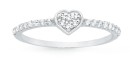 Sterling-Silver-Pave-Cubic-Zirconia-Heart-Stacker-Ring Sale