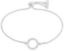 Sterling-Silver-Cubic-Zirconia-Circle-Friendship-Bracelet Sale