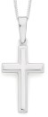 Sterling-Silver-20mm-Fine-Bevelled-Cross-Pendant Sale