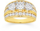 Alora-10ct-Gold-3-Carats-TW-Lab-Grown-Diamond-Three-Row-Trilogy-Band Sale