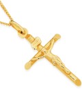 9ct-Gold-Crucifix-INRI-Cross-Pendant Sale