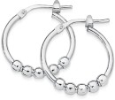 Sterling-Silver-15mm-5-Ball-Fine-Hoop-Earrings Sale