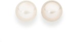 Sterling-Silver-6-65mm-Button-Cultured-Freshwater-Pearl-Stud-Earrings Sale