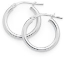 Sterling-Silver-22x12mm-Hoop-Earrings Sale