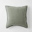 Sorano-Linen-Blend-Cushion-Olive Sale