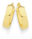 9ct-Gold-4x10mm-Half-Round-Hoop-Earrings Sale