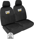 Caterpillar-Canvas-Icon-Seat-Covers-Black-Front Sale