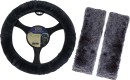 Cloudlux-Sheepskin-Steering-Wheel-Cover-Seat-Belt-Buddie-Combo Sale