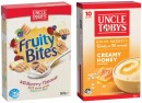 Uncle-Tobys-Fruity-Bites-Wildberry-Flavour-500g-or-Rolled-Oats-Quick-Sachets-810-Pack-Selected-Varieties Sale