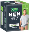 Depend-Real-Fit-Men-Underwear-8-Pack-Selected-Varieties Sale