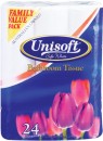 Unisoft-Bathroom-Tissue-24pk-2ply-180-Sheets Sale