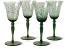Heritage-Aster-Wine-Glass-Set-of-4-Green Sale