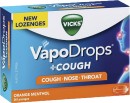 Vicks-VapoDrops-Cough-Orange-Menthol-36-Lozenges Sale