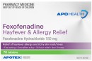 Apohealth-Fexofenadine-180mg-Hayfever-Allergy-Relief-70-Tablets Sale