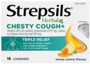Strepsils-Herbal-Chesty-Cough-Honey-Lemon-Flavour-Lozenges-16-Pack Sale