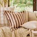 Frankie-Two-Tone-Stripe-Feather-Cushion-by-MUSE Sale