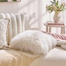Mongolian-Lambswool-Square-Cushion-by-Bambury Sale