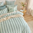 Milah-Teal-Stripe-Quilt-Cover-Set-by-Habitat Sale