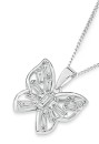 Sterling-Silver-Cubic-Zirconia-Butterfly-Pendant Sale