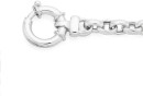 Sterling-Silver-19cm-Oval-Belcher-With-Bolt-Clip-Bracelet Sale