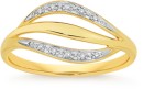 9ct-Gold-Diamond-Swirl-Ring Sale