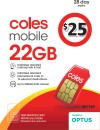 Coles-Mobile-25-Prepaid-SIM Sale