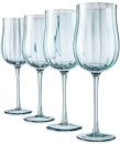 4-Green-Tulip-Wine-Glasses Sale