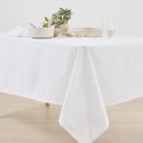 White-Extra-Large-Linen-Look-Table-Cloth Sale