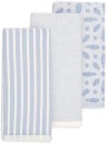 3-Pack-Tile-Blue-Tea-Towels Sale