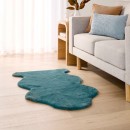 Green-Faux-Fur-Rug-Green-110cm-x-65cm Sale