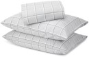 Check-Flannelette-Sheet-Set-Queen-Bed-Grey Sale