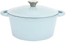 4L-Blue-Cast-Iron-Casserole Sale