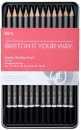 Born-Sketch-Graphite-Set-12-Piece Sale