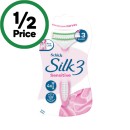 Schick-Silk-3-Sensitive-Disposable-Razors-Pk-4 Sale