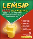 Lemsip-Max-Decongestant-ColdFlu-Hot-Drink-Lemon-Flavour-10-Sachets Sale