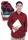 Flannelette-Shirts-100-Cotton-Assorted-Colours Sale