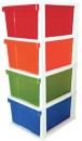 Mega-4-Drawer-Plastic-Cabinet-Coloured Sale