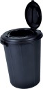 130-Litre-Outdoor-Bin-Black-with-Double-Lid Sale