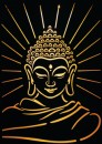 Buddah-50cm-Wall-Art Sale