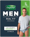 Depend-Men-Real-Fit-Underwear-L-8-Pack Sale