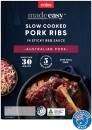Coles-Made-Easy-Slow-Cooked-Pork-Ribs-in-Sticky-BBQ-Sauce-650g Sale