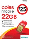 Coles-Mobile-25-Prepaid-SIM Sale