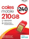 Coles-Mobile-240-Prepaid-SIM Sale