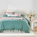 Talia-Green-Quilt-Cover-Set-by-Essentials Sale