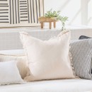Sahara-Linen-Fringed-Square-Cushion-by-MUSE Sale